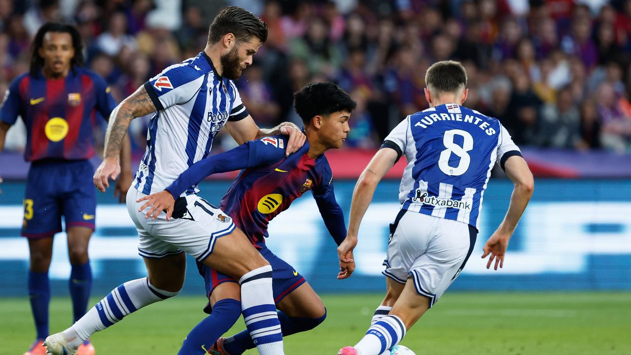 Dro Fernandez saat membela Barcelona sebelum pindah ke PSG