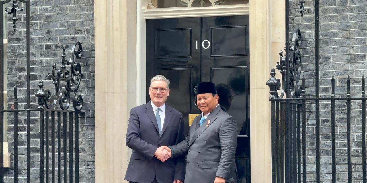 Prabowo dan PM Inggris Gelar Pertemuan Empat Mata di London