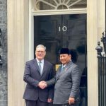 Prabowo dan PM Inggris Gelar Pertemuan Empat Mata di London
