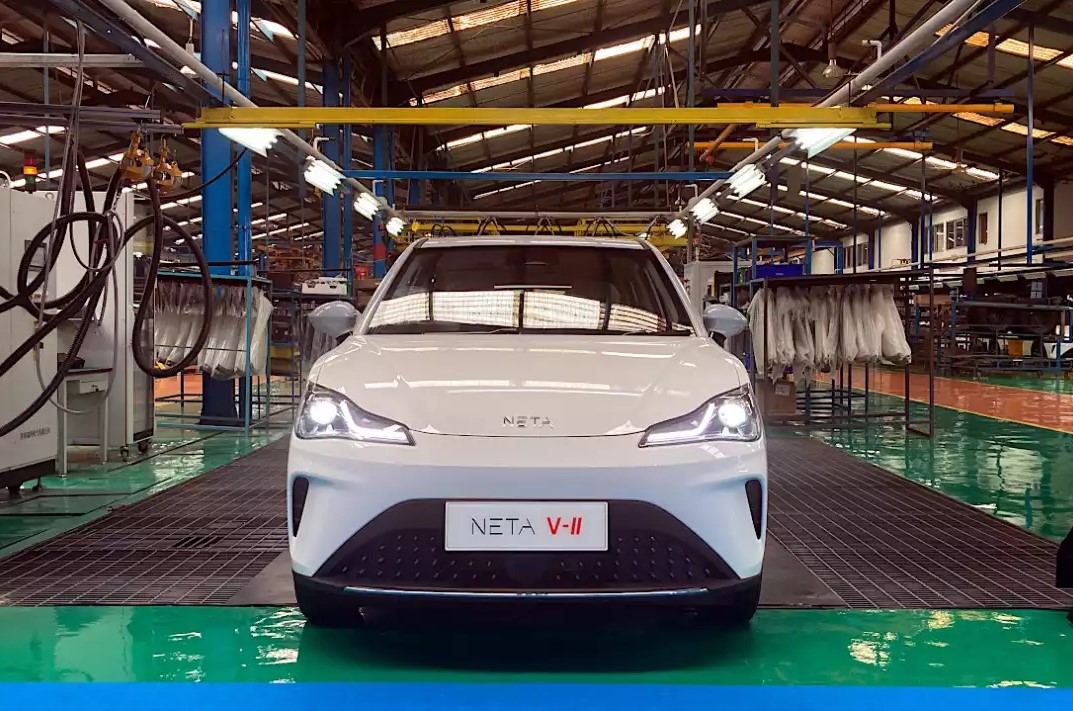 Fasilitas perakitan mobil listrik Neta di Indonesia yang berhenti beroperasi