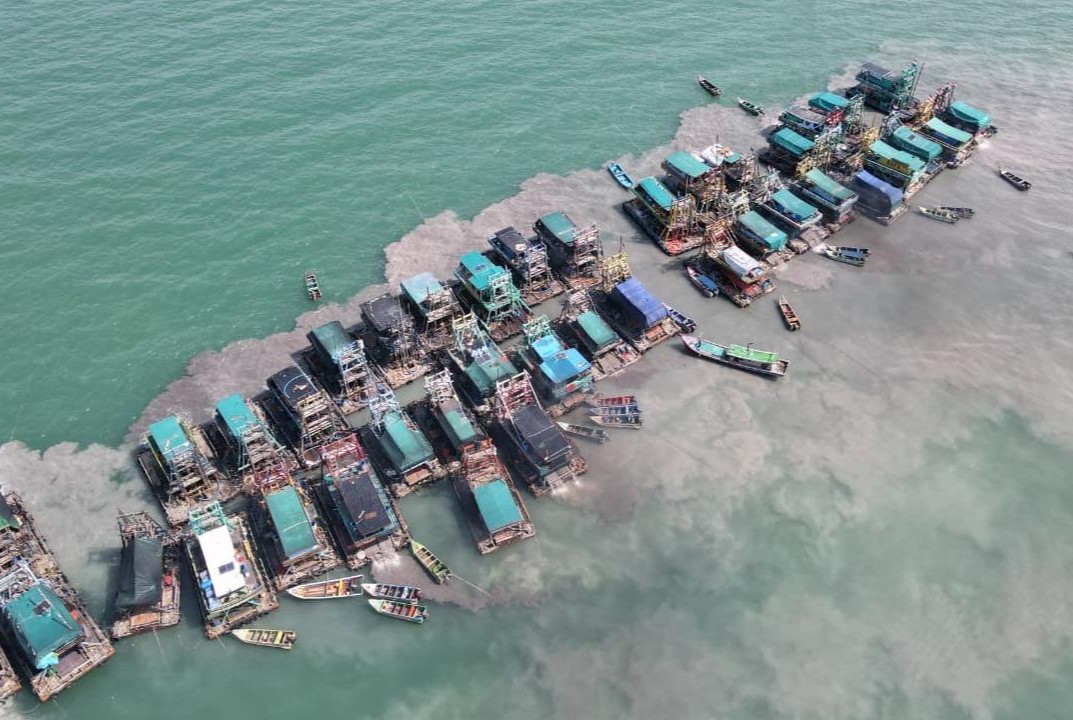 Aparat kepolisian menangani kasus penyelundupan pasir timah ke Malaysia