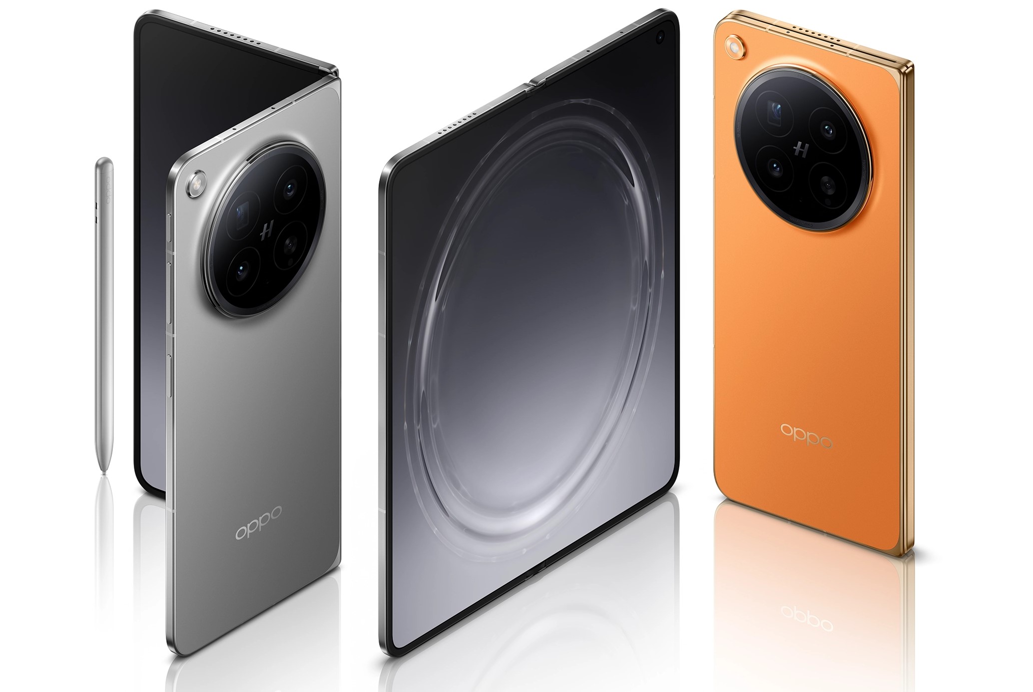 Oppo Find N6 dengan layar lipat tanpa lipatan saat dibuka penuh