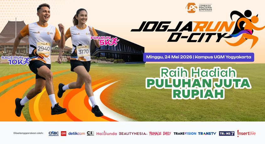 Jogja Run D-City Bagi Hadiah Puluhan Juta, Segera Daftar!