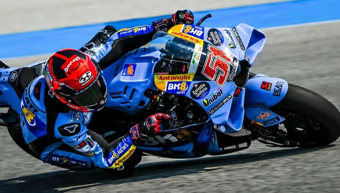 Michele Pirro tampil bersama Gresini Racing pada MotoGP Italia 2026 di Mugello