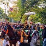 Warga Salfok Kuda Mini di Kirab Nelayan Palabuhanratu