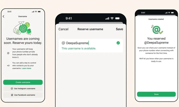 WhatsApp Hadirkan Username, Begini Cara Reservasi Nama Akun