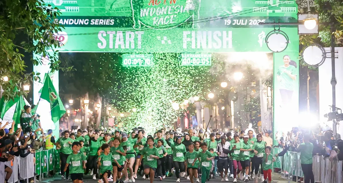 7.200 Pelari Padati MILO ACTIV Indonesia Race 2026 Bandung