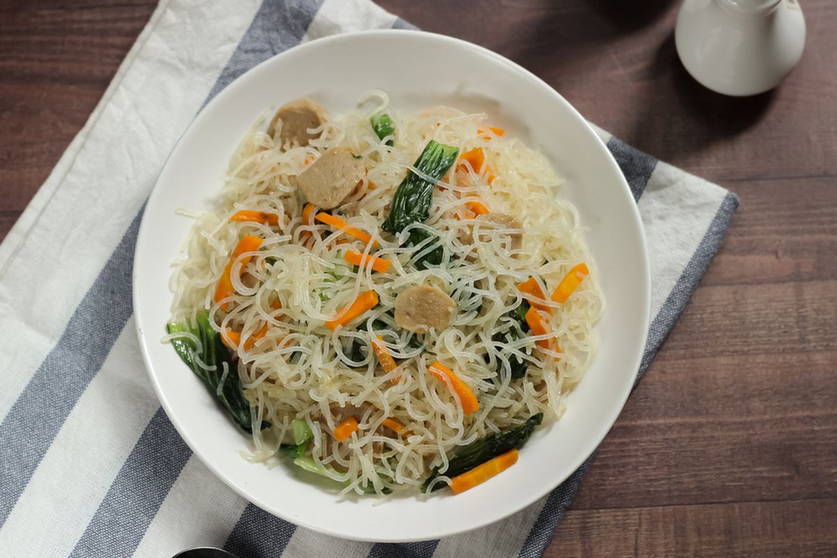 Resep Bihun Goreng Bumbu Iris