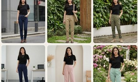 18 Warna Celana yang Cocok dengan Baju Hitam, Stylish untuk Berbagai Gaya