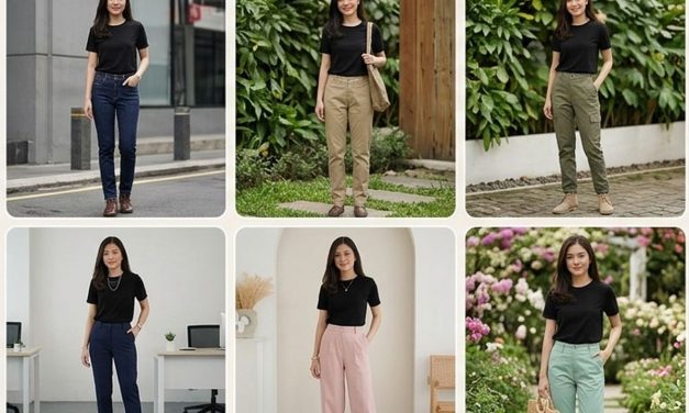 18 Warna Celana yang Cocok dengan Baju Hitam, Stylish untuk Berbagai Gaya