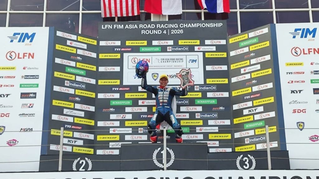 Wahyu Nugroho juara Race 1 SS600 ARRC Mandalika 2026
